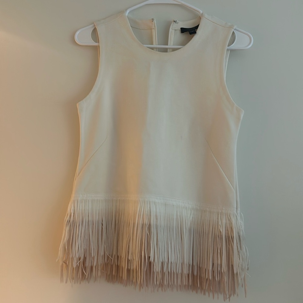 Jcrew fringe party top
